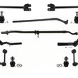 For 2007-2017 Jeep Wrangler Front Shocks Upper Arms Ball Joints Tie Rods Links
