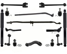Para Wrangler 2007-17, amortiguadores delanteros, rótulas superiores e inferiores, brazos de varillas de amarre, 15 Uds.