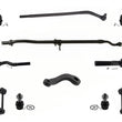 For Wrangler JK 2018 Ball Joints Tie Rod Arm to Steering Assembly Front 11Pc Kt