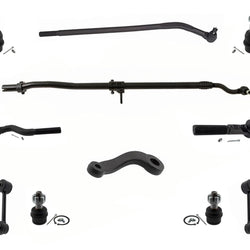 For Wrangler JK 2018 Ball Joints Tie Rod Arm to Steering Assembly Front 11Pc Kt