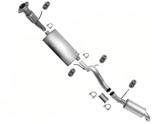 Sistema de escape Ext Flex tubo silenciador tubo de cola para Chevrolet Tahoe 4.8L 2007-08