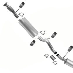 Sistema de escape Ext Flex tubo silenciador tubo de cola para Chevrolet Tahoe 6.2L 08-09