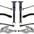 Rear Upper & Lower Control Arms Fits 2011-2021 Jeep Grand Cherokee