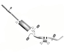 Tubo de escape del silenciador del tubo del sistema de escape para Silverado 09-13 5.3L 157" Distancia entre ejes