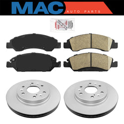 Front Ceramic Pads & Coated Rotors FOR 2008-2020 CADILLAC ESCALADE; ESV & EXT