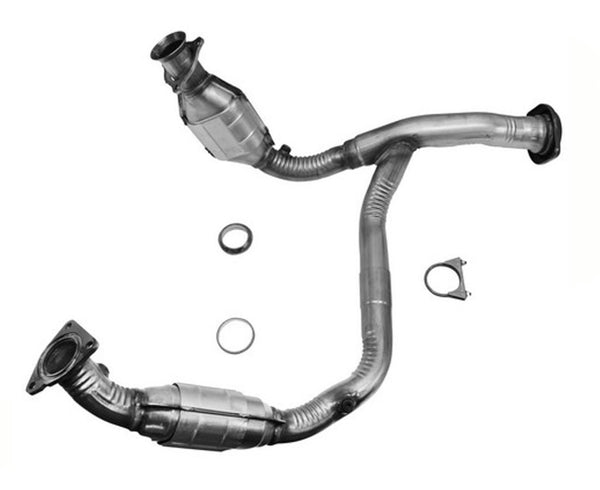 For 2007-2010 Cadillac Escalade 6.2L Eng Y Pipe Dual Catalytic Converters