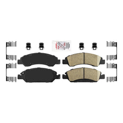 Front Ceramic Pads & Coated Rotors FOR 2007-2020 SIERRA YUKON & YUKON XL SAVANA