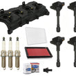 Ignition Coils Spark Plugs Valve Cover & Filters For Nissan Sentra 2.5L 2007-12