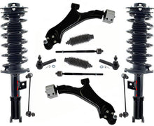 Front Complete Struts Control Arms Tie Rods & Links For Chevrolet Equinox 10-17