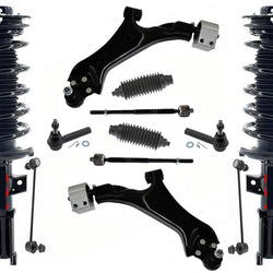 Front Complete Struts Control Arms Tie Rods & Links For Chevrolet Equinox 10-17