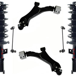 Front Complete Struts Lower Control Arms & Links For Chevrolet Equinox 2010-17