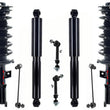 Front Complete Struts Rear Shocks & Links For Chevrolet Equinox 2010-2017