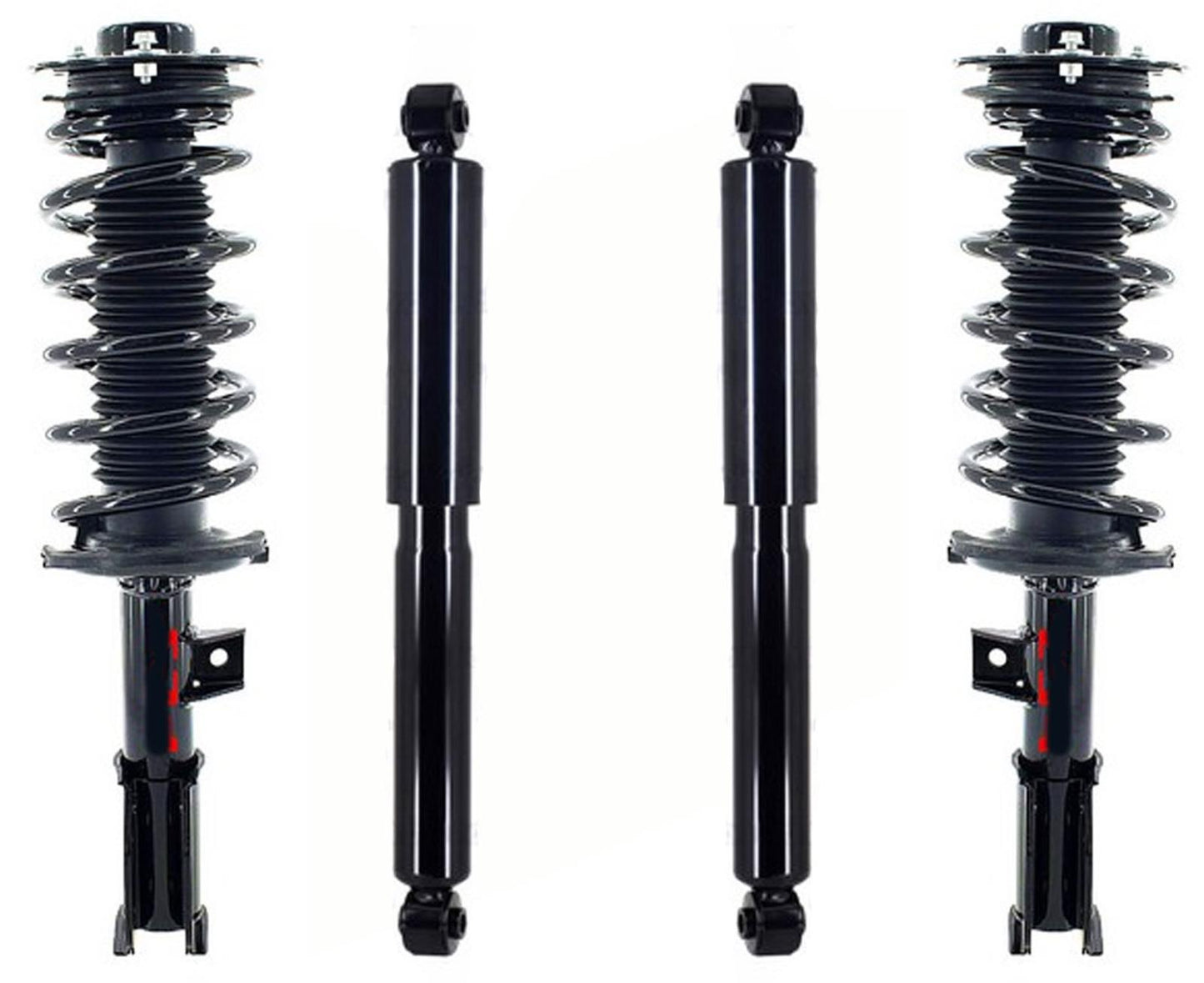 Front Complete Struts Assembly & Rear Shocks For Chevrolet Equinox 2010-2017