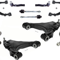 Upper Lower Control Arms Tie Rods & Links For Toyota Land Cruiser 2008-2021