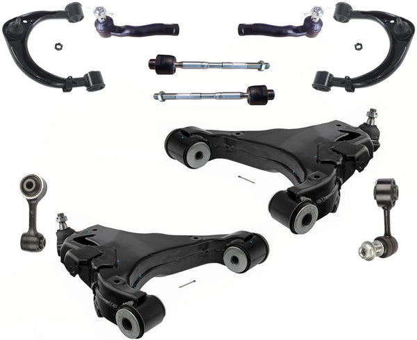 Upper Lower Control Arms Tie Rods & Links For Toyota Land Cruiser 2008-2021