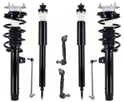 Front Complete Struts Rear Shocks & Sway Bar Links For BMW X1 sDrive28i 13-2015 - Photo 1