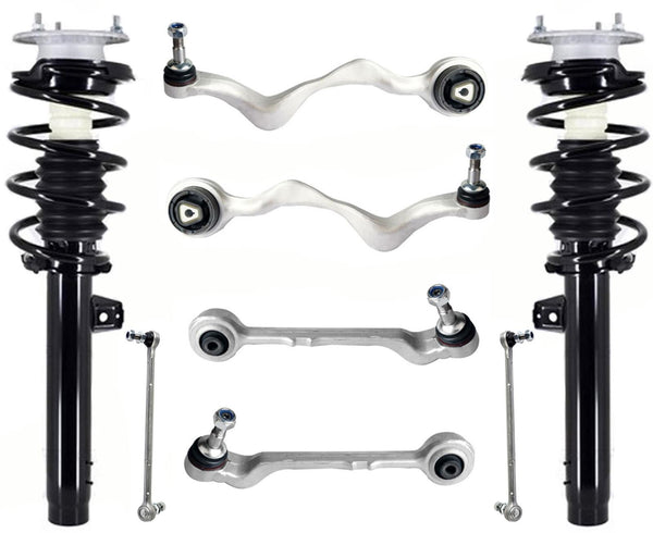 Front Struts Lower Control Arms & Sway Bar Links For BMW X1 sDrive28i 2013-2015