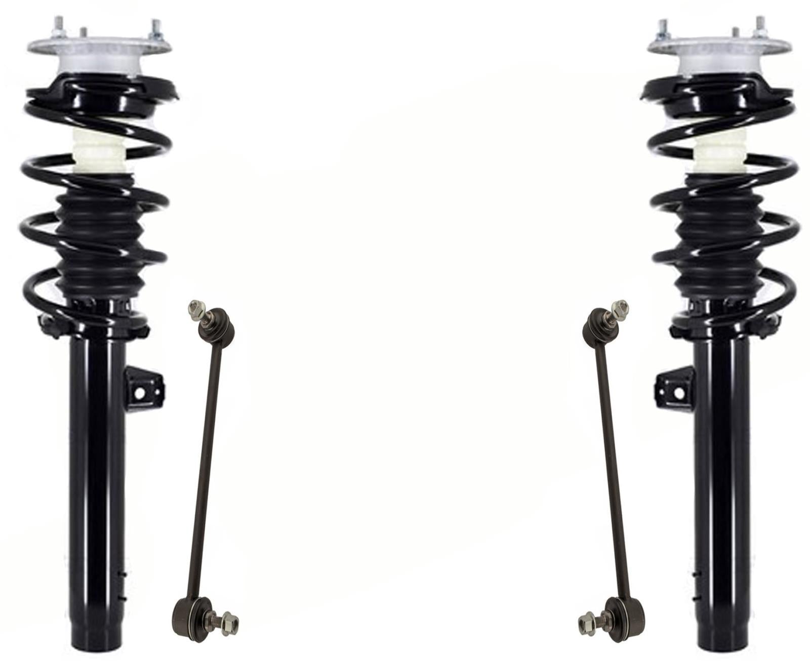 Front Complete Struts Assembly & Sway Bar Links For BMW X1 XDrive35i 2013-2015