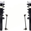 Conjunto de puntales delanteros completos y enlaces de barra estabilizadora para BMW X1 XDrive35i 2013-2015