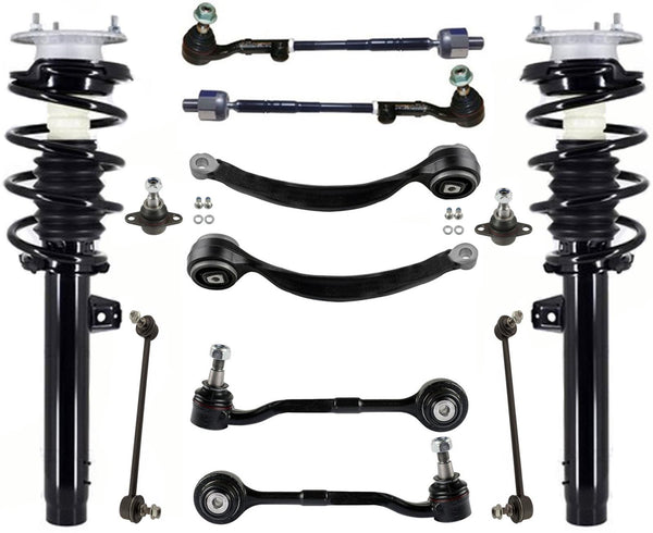 Front Complete Struts Lower Arms Tie Rods & Links For BMW X1 XDrive35i 13-2015