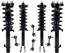 Front & Rear Struts & Links For Honda Crosstour 3.5L Front Wheel Drive 12-2015