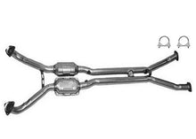 Dual Catalytic Converters W/ H Extension Pipe for Chevrolet Corvette 2000-2004