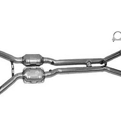Dual Catalytic Converters W/ H Extension Pipe for Chevrolet Corvette 2000-2004