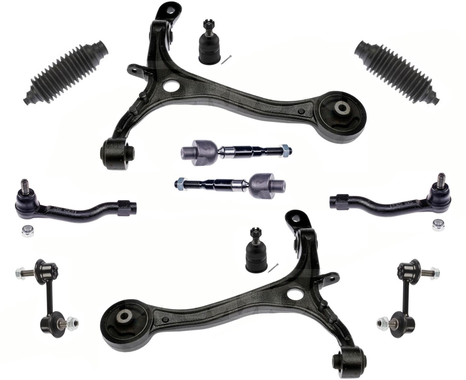 Barras de acoplamiento y enlaces de brazos de control inferiores delanteros para Honda Crosstour 2.4L 2012-2015