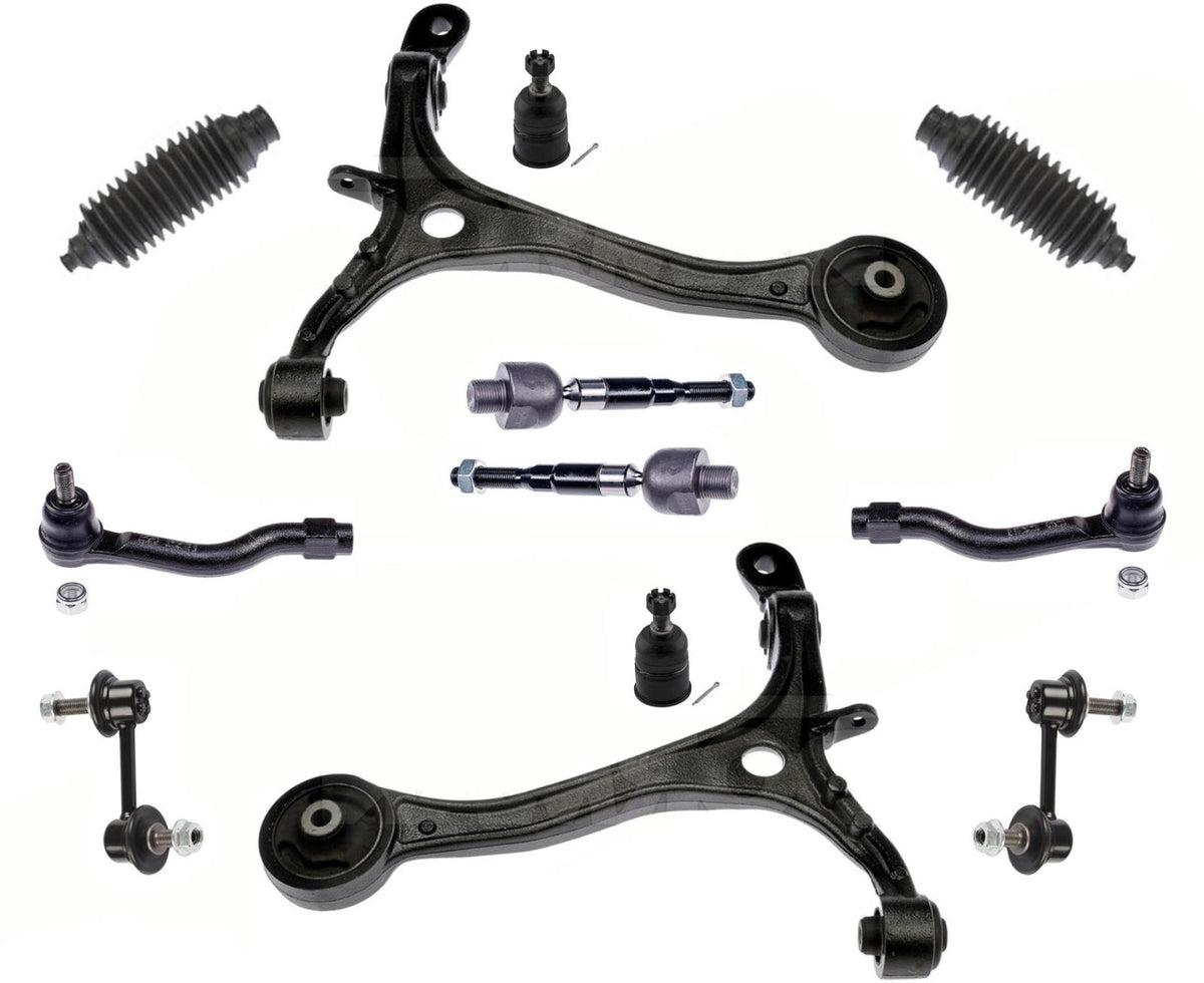 Front Lower Control Arms Tie Rods & Links For Honda Crosstour 2.4L 2012-2015 - Photo 1