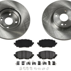 Pastillas de freno de cerámica de rotores de freno de disco delantero para Mazda MX-5 Miata MX5 2016-2022