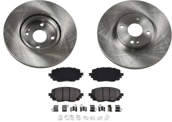 Pastillas de freno de cerámica de rotores de freno de disco delantero para Mazda MX-5 Miata MX5 2016-2022