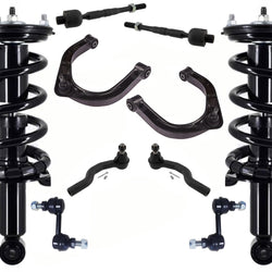 Front Complete Struts Upper Arms Tie Rods & Links For Infiniti QX80 2014-2019