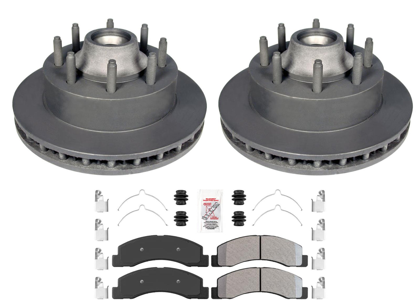Almohadillas delanteras de rotores delanteros para Ford F250 99-04 Rueda trasera ABS Tracción trasera