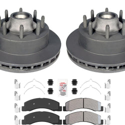 Front Rotors Front Pads for Ford F250 99-04 Rear Wheel ABS Rear Wheel Drive