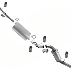Exhaust System Muffler Tail Pipe For Silverado 4.3 5.3 2014-18 W 153