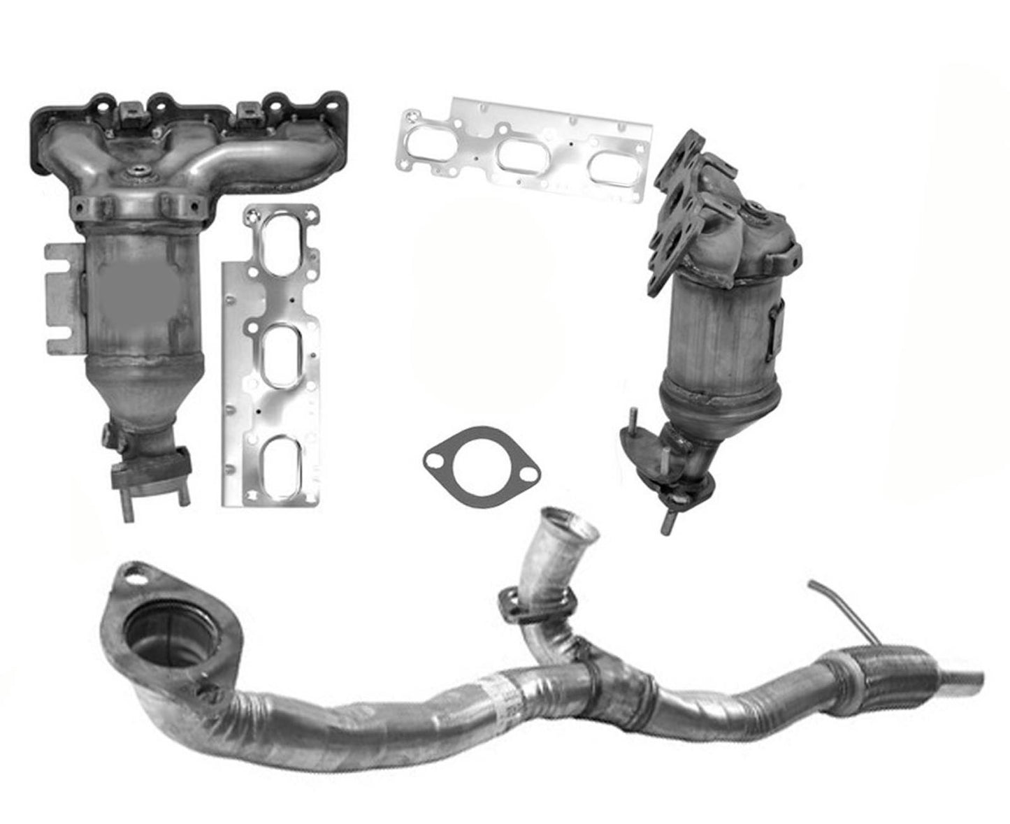 Convertidor catalítico múltiple Y tubo de escape para Ford Explorer 3.5L 2013-2019