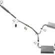 Dual OE Style Exhaust Muffler Pipe System For 2018-2019 Ford Explorer 3.5L Base