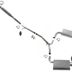 Dual OE Style Exhaust Muffler Pipe System For 2018-2019 Ford Explorer 3.5L Base