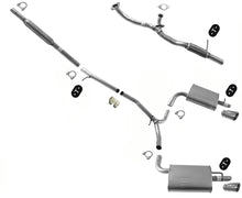 Sistema de tubo de silenciador de escape estilo OE dual para Ford Explorer 3.5L 2011-2017