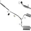 Dual OE Style Exhaust Muffler Pipe System For Ford Explorer 2.0L Turbo 12-2015