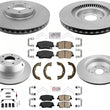 AmeriBRAKES GEO Coated Disc Brake Rotors & Pads Kit For 16-20 Kia Sorento