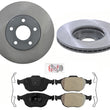 GEO Coated Front Rotors & Fleet Duty Metallic Brake Pads for Ford Transit 10-13