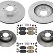 Front & Rear Disc Brake Rotors Ceramic Brake Pads For Mazda Miata MX5 2006-2015