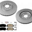 For Chrysler 200 15-17 With 330MM BRF Brake Code GEO Coated Rotors Ceramic Pads