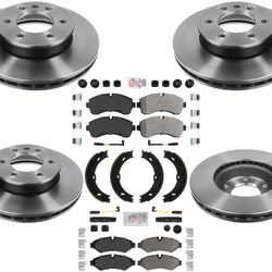Coated Disc Brake Rotors Brake Pads For Sprinter 3500 2019-20 Single Rear Wheel