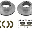 Rear Disc Brake Rotors Pads Hardware For Sprinter 3500 19-2020 Dual Rear Wheel