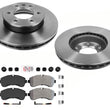 Coated Disc Brake Rotors Pads Hardware For Mercedes Benz Sprinter 2500 2019-20