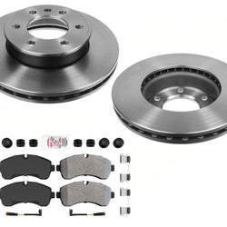 High Carbon Disc Brake Rotors Pads For Mercedes Benz Sprinter 2500 2019-2020