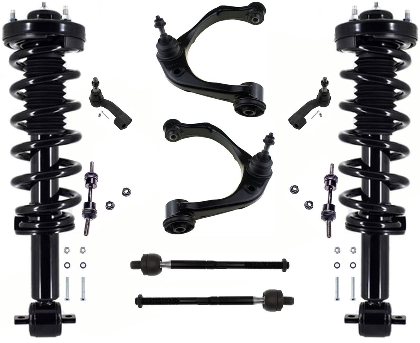 Front Struts Upper Arms Links Rods For Ford Expedition Rear Wheel Drive 18-2022