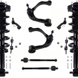 Front Struts Upperl Arms Links Tie Rods For Ford Expedition 4 Wheel Drive 18-22